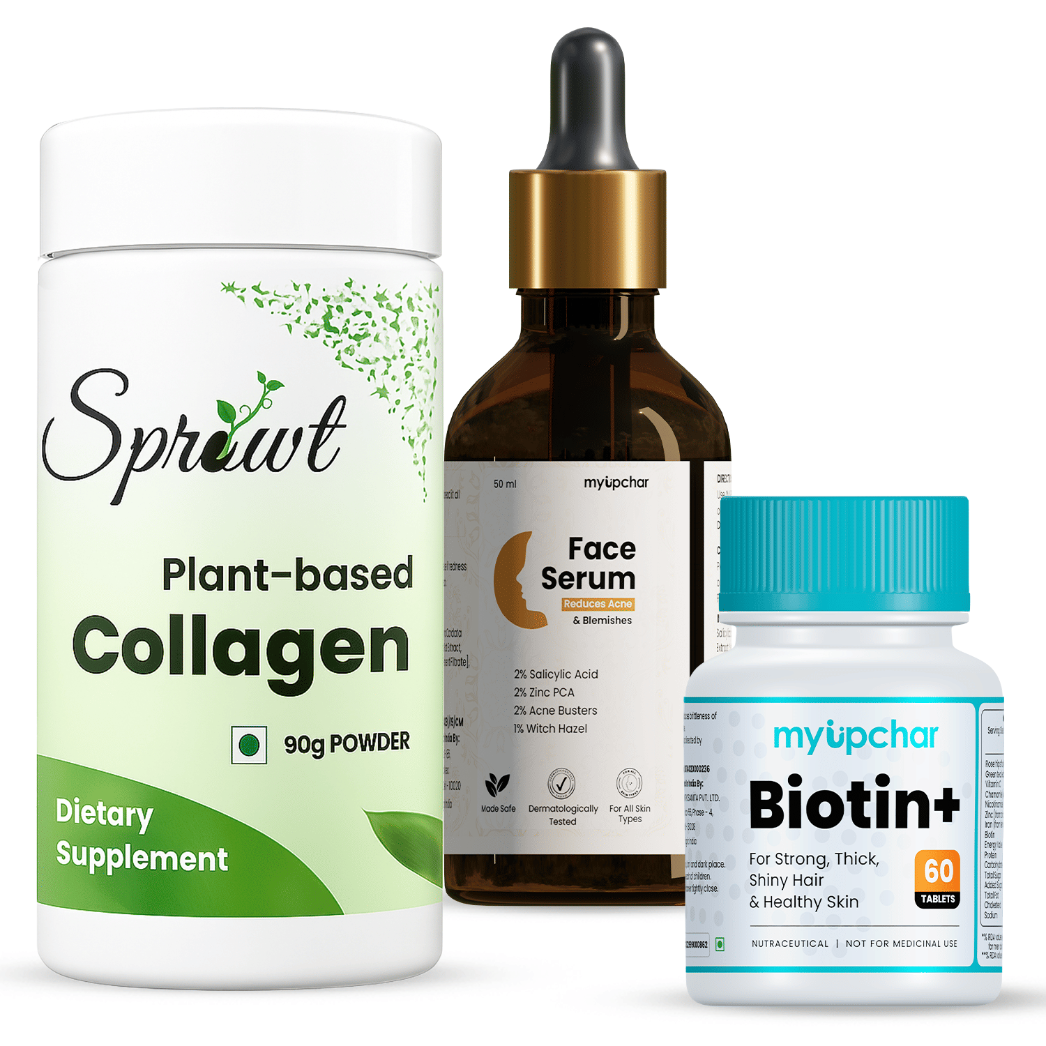 myUpchar Radiance & Firmness Face Serum Combo with Collagen + Biotin     			myUpchar Radiance & Firmness Face Serum Combo with Collagen + Biotin