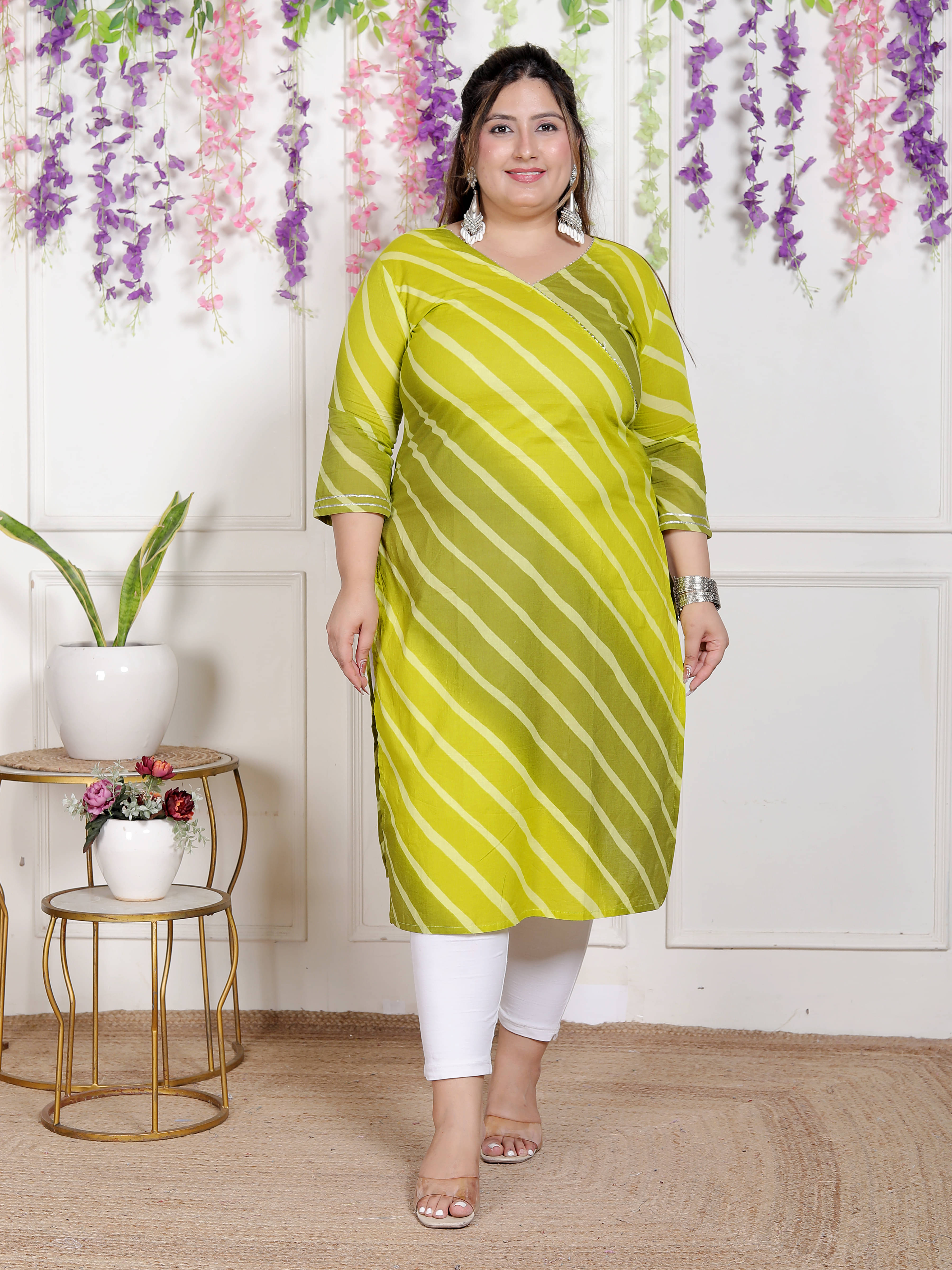 AKRITIK Women Cotton Printed Straight Kurti ( Green )     			AKRITIK Women Cotton Printed Straight Kurti ( Green )