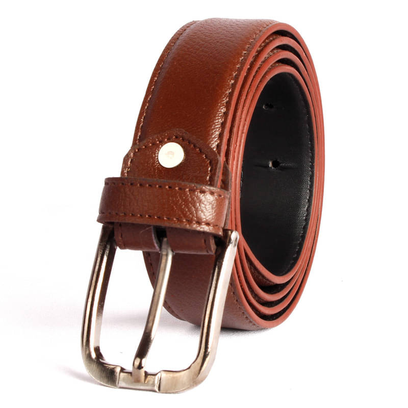     			CIMONI - Brown Faux Leather Men's Casual Belt ( Pack of 1 )