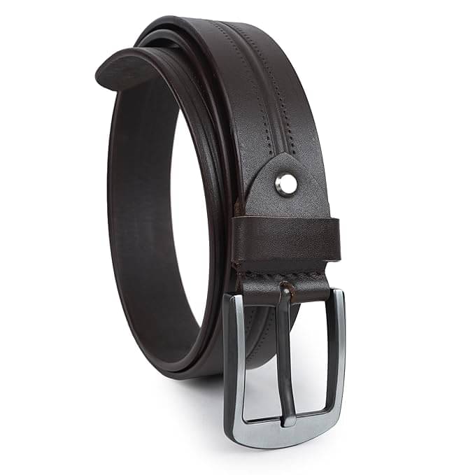 CIMONI - Brown Leather Men's Formal Belt ( Pack of 1 ) CIMONI - Brown Leather Men's Formal Belt ( Pack of 1 )