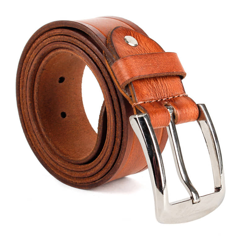 CIMONI - Tan Leather Men's Formal Belt ( Pack of 1 )