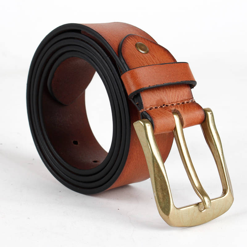     			CIMONI - Tan Leather Men's Formal Belt ( Pack of 1 )