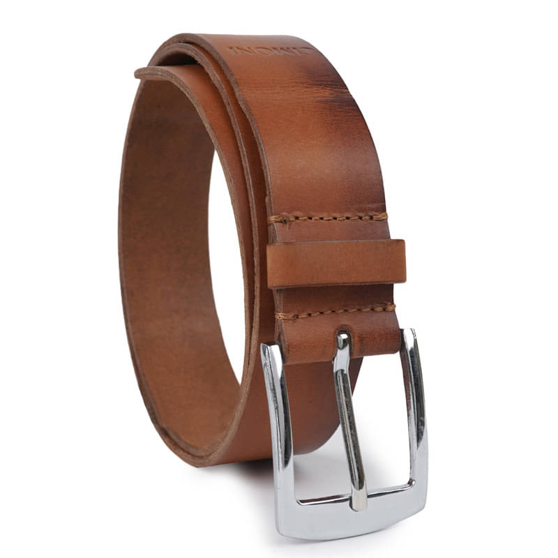 CIMONI - Tan Leather Men's Formal Belt ( Pack of 1 )     			CIMONI - Tan Leather Men's Formal Belt ( Pack of 1 )