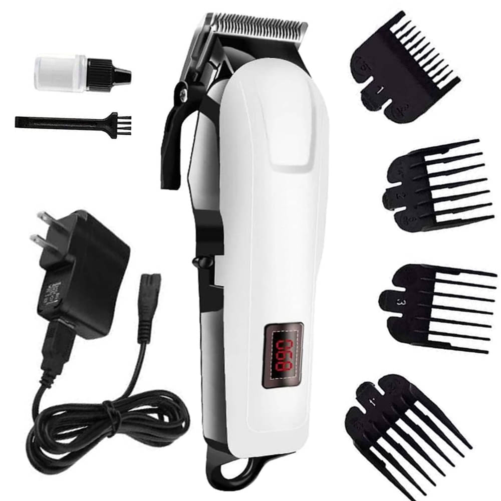     			CRS trimmer for men White Cordless Clipper With 120 minutes Runtime