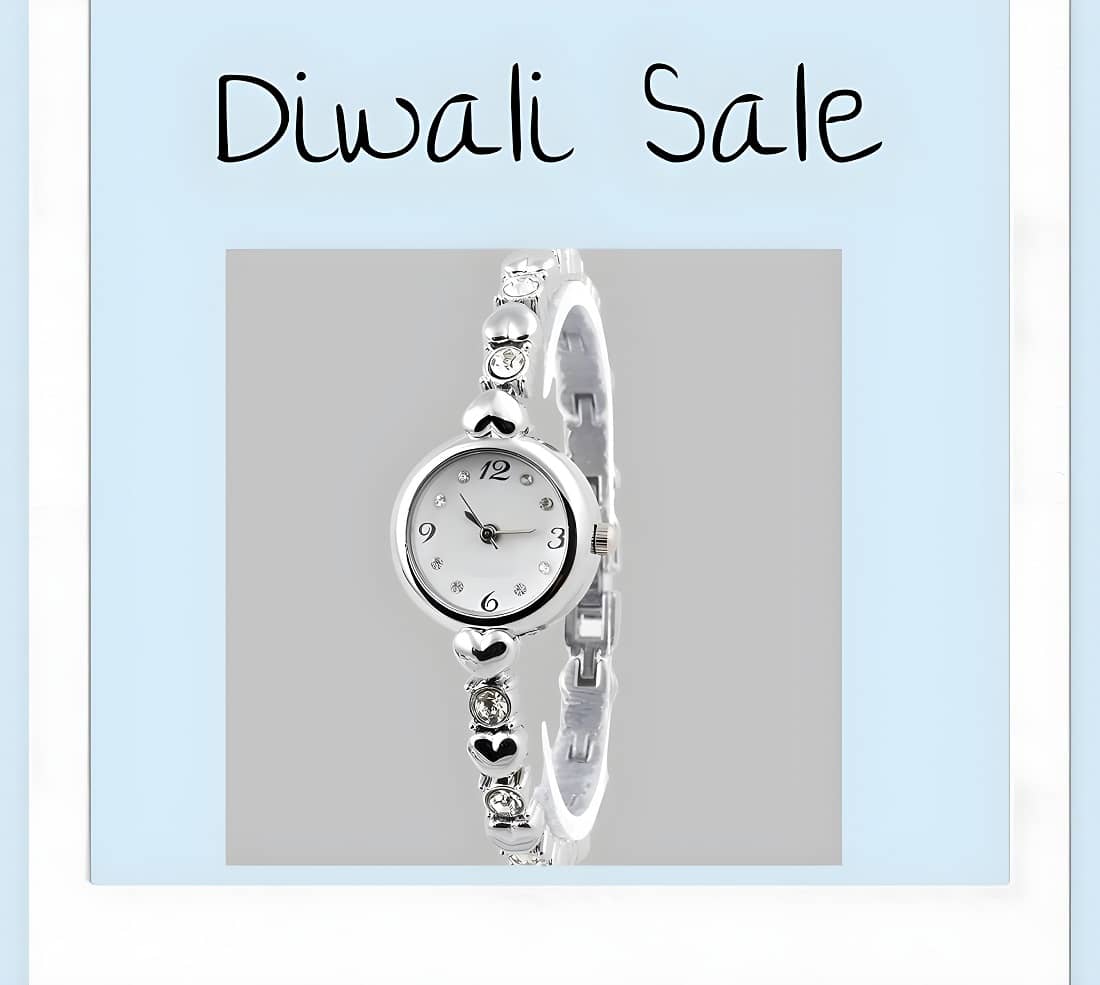 Cosmic Silver Metal Analog Womens Watch