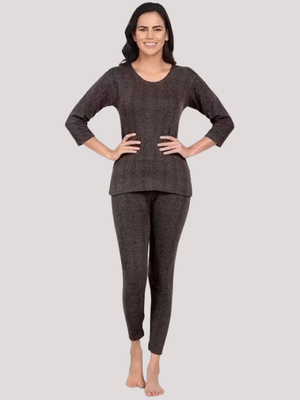 DIVYASTRI FASHION Polycotton Thermal Sets ( Black , Pack of 1 )     			DIVYASTRI FASHION Polycotton Thermal Sets ( Black , Pack of 1 )