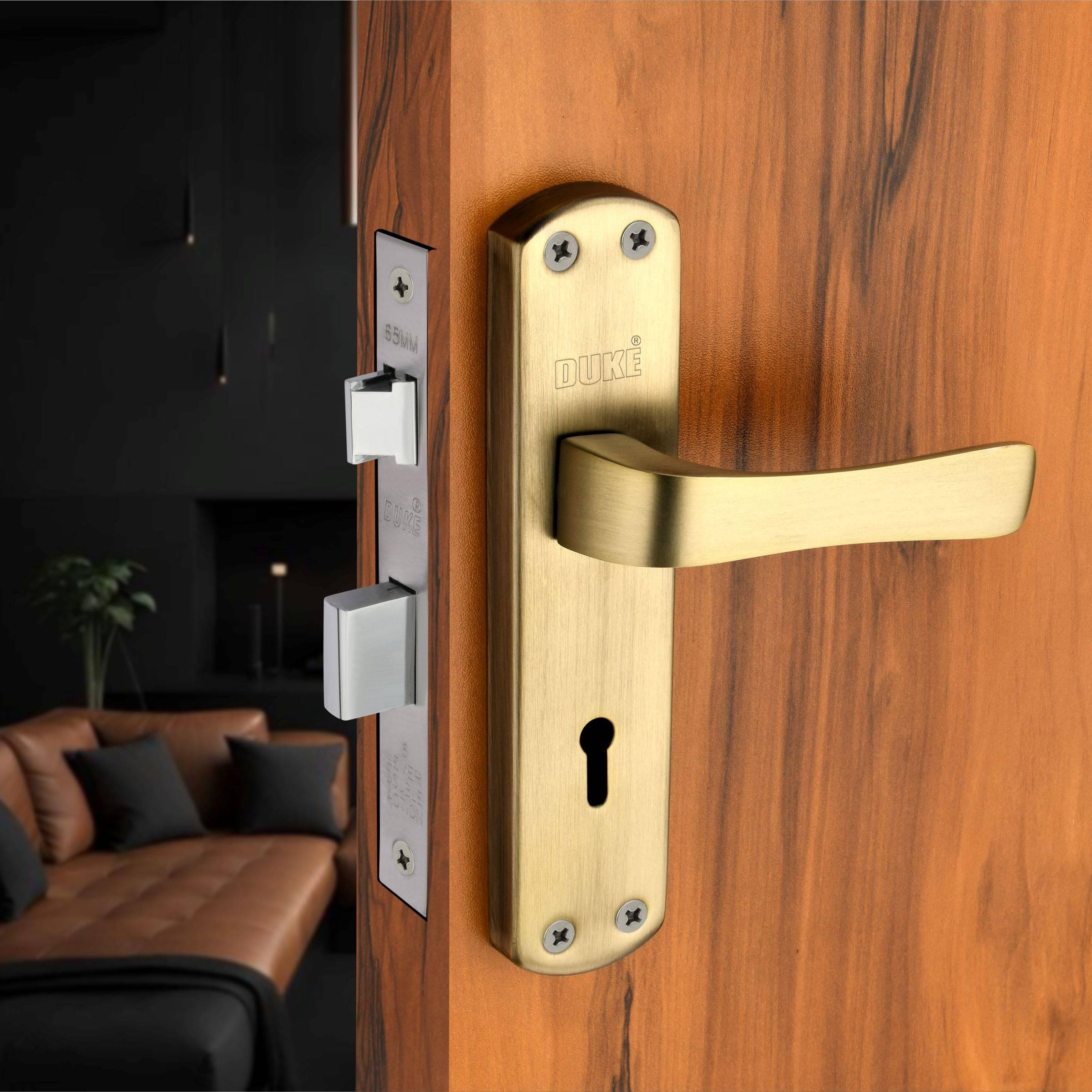 Duke Mortice Door Handle Set with Lock Body | 3 Keys| Double Turn Lock| MH623 BA KY| 25-40mm, Weather-Proof, Multiple Finishes, Easy Installation Duke Mortice Door Handle Set with Lock Body | 3 Keys| Double Turn Lock| MH623 BA KY| 25-40mm, Weather-Proof, Multiple Finishes, Easy Installation