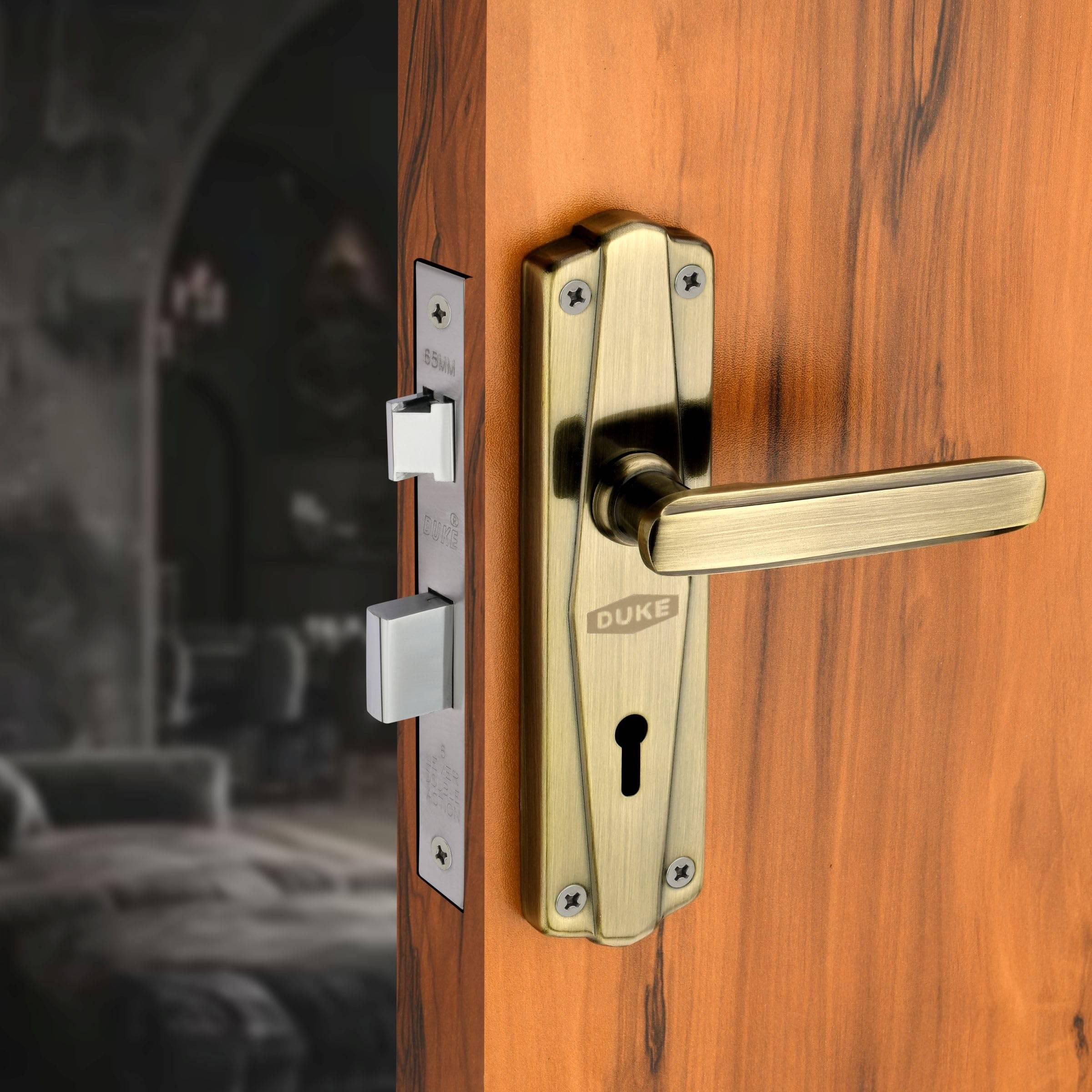Duke Mortice Door Handle Set with Lock Body | 3 Keys| Double Turn Lock| MH-609 BA KY| 25-40mm, Weather-Proof, Multiple Finishes, Easy Installation Duke Mortice Door Handle Set with Lock Body | 3 Keys| Double Turn Lock| MH-609 BA KY| 25-40mm, Weather-Proof, Multiple Finishes, Easy Installation