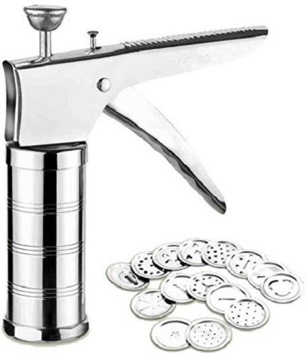 FIVANIO Kitchen Press SS Steel Kitchen Press ( Pack of 1 ) FIVANIO Kitchen Press SS Steel Kitchen Press ( Pack of 1 )