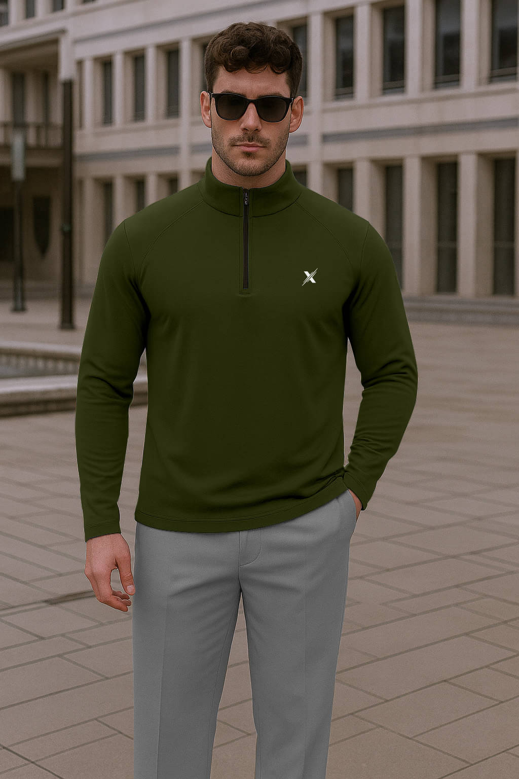 FTX Men Polyester Regular Fit Solid T-Shirt ( Olive ) FTX Men Polyester Regular Fit Solid T-Shirt ( Olive )