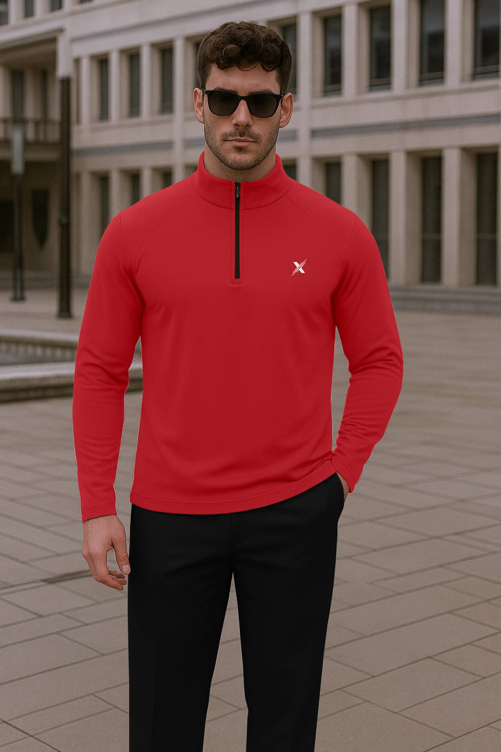 FTX Men Polyester Regular Fit Solid T-Shirt ( Red ) FTX Men Polyester Regular Fit Solid T-Shirt ( Red )