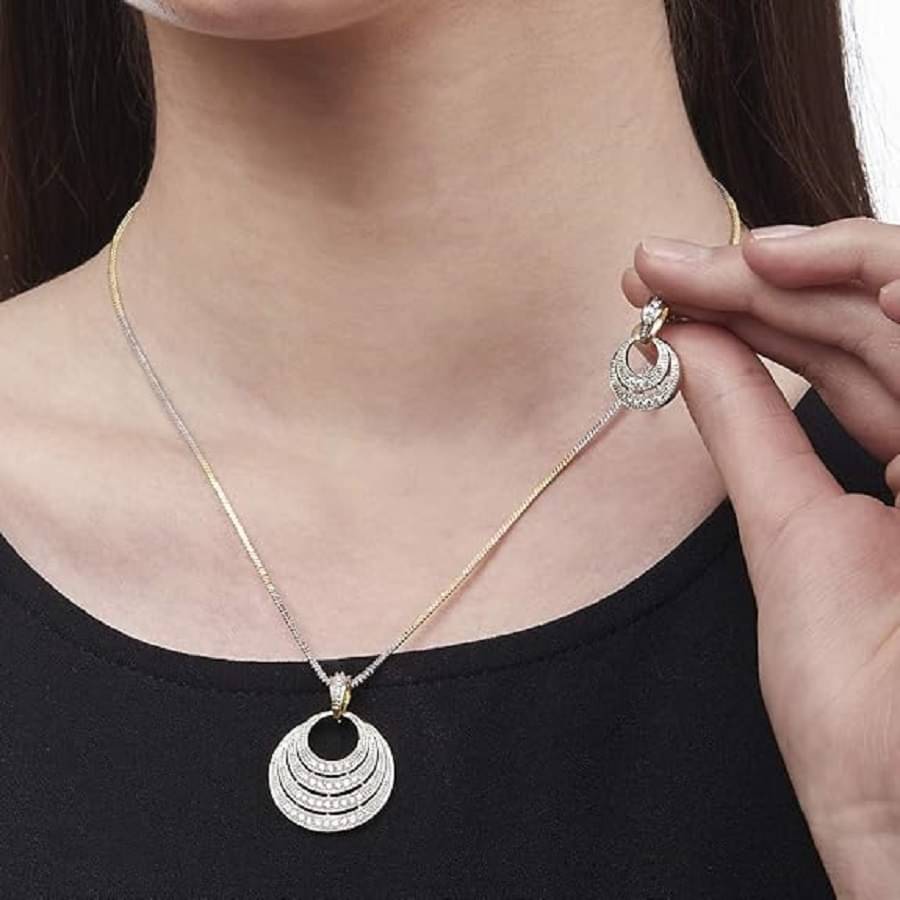 GENRIC07 Silver Pendant set ( Pack of 1 ) GENRIC07 Silver Pendant set ( Pack of 1 )