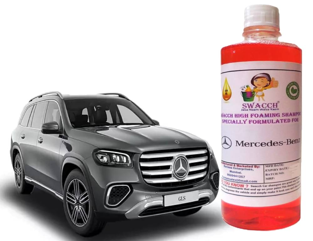 High Foaming Car Shampoo Formulated For Mercedes Benz GLS I Non-Toxic Formula I Ph Balanced I Super Saver Pack I Premium Wax Formulation I Glossy & Shine I 500ml High Foaming Car Shampoo Formulated For Mercedes Benz GLS I Non-Toxic Formula I Ph Balanced I Super Saver Pack I Premium Wax Formulation I Glossy & Shine I 500ml