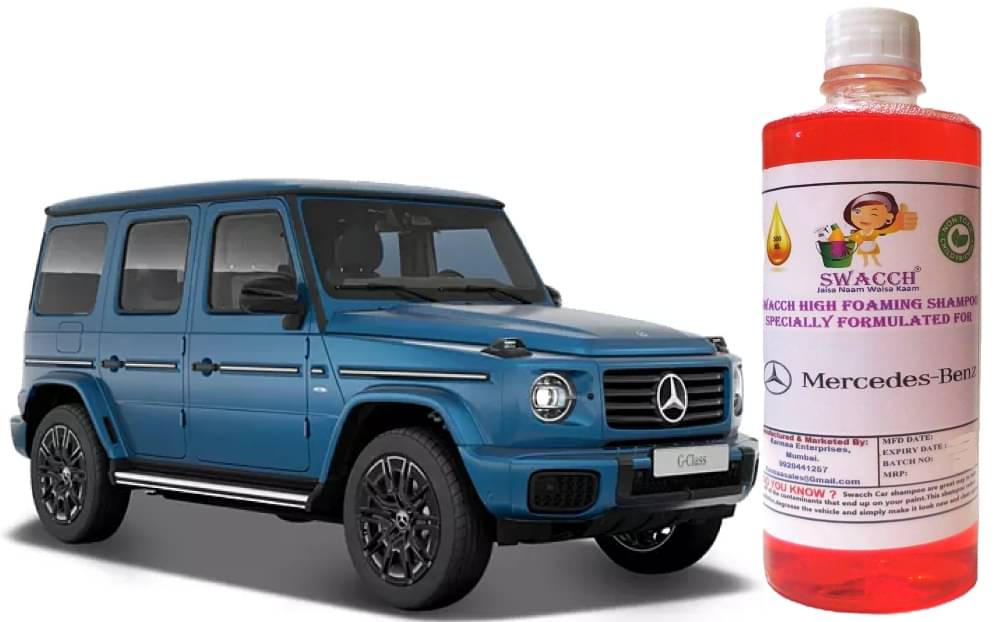 High Foaming Car Shampoo Formulated For Mercedes Benz G-580 I Non-Toxic Formula I Ph Balanced I Super Saver Pack I Premium Wax Formulation I Glossy & Shine I 500ml High Foaming Car Shampoo Formulated For Mercedes Benz G-580 I Non-Toxic Formula I Ph Balanced I Super Saver Pack I Premium Wax Formulation I Glossy & Shine I 500ml