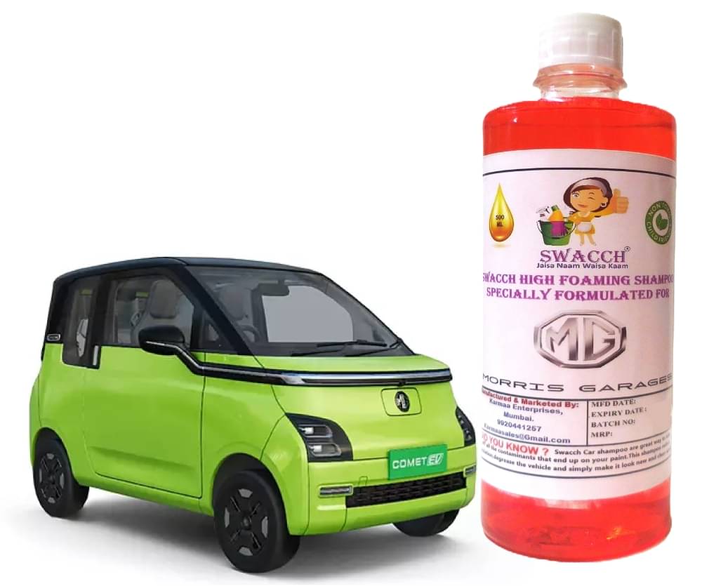 High Foaming Car Shampoo Formulated For MG Comet EV I Non-Toxic Formula I Ph Balanced I Super Saver Pack I Premium Wax Formulation I Glossy & Shine I 500ml High Foaming Car Shampoo Formulated For MG Comet EV I Non-Toxic Formula I Ph Balanced I Super Saver Pack I Premium Wax Formulation I Glossy & Shine I 500ml