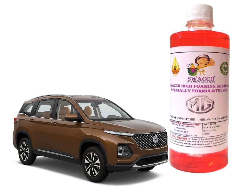     			High Foaming Car Shampoo Formulated For MG Hector Plus I Non-Toxic Formula I Ph Balanced I Super Saver Pack I Premium Wax Formulation I Glossy & Shine I 500ml