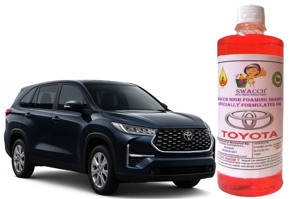 High Foaming Car Shampoo Formulated For Toyota Innova Hycross I Non-Toxic Formula I Ph Balanced I Super Saver Pack I Premium Wax Formulation I Glossy & Shine I 500ml     			High Foaming Car Shampoo Formulated For Toyota Innova Hycross I Non-Toxic Formula I Ph Balanced I Super Saver Pack I Premium Wax Formulation I Glossy & Shine I 500ml
