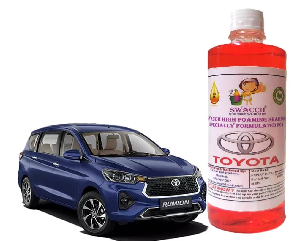     			High Foaming Car Shampoo Formulated For Toyota Rumion I Non-Toxic Formula I Ph Balanced I Super Saver Pack I Premium Wax Formulation I Glossy & Shine I 500ml