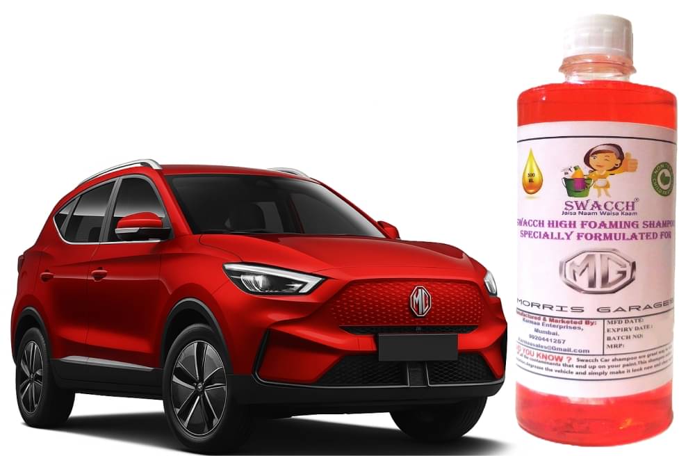 High Foaming Car Shampoo Formulated For MG ZS EV I Non-Toxic Formula I Ph Balanced I Super Saver Pack I Premium Wax Formulation I Glossy & Shine I 500ml High Foaming Car Shampoo Formulated For MG ZS EV I Non-Toxic Formula I Ph Balanced I Super Saver Pack I Premium Wax Formulation I Glossy & Shine I 500ml