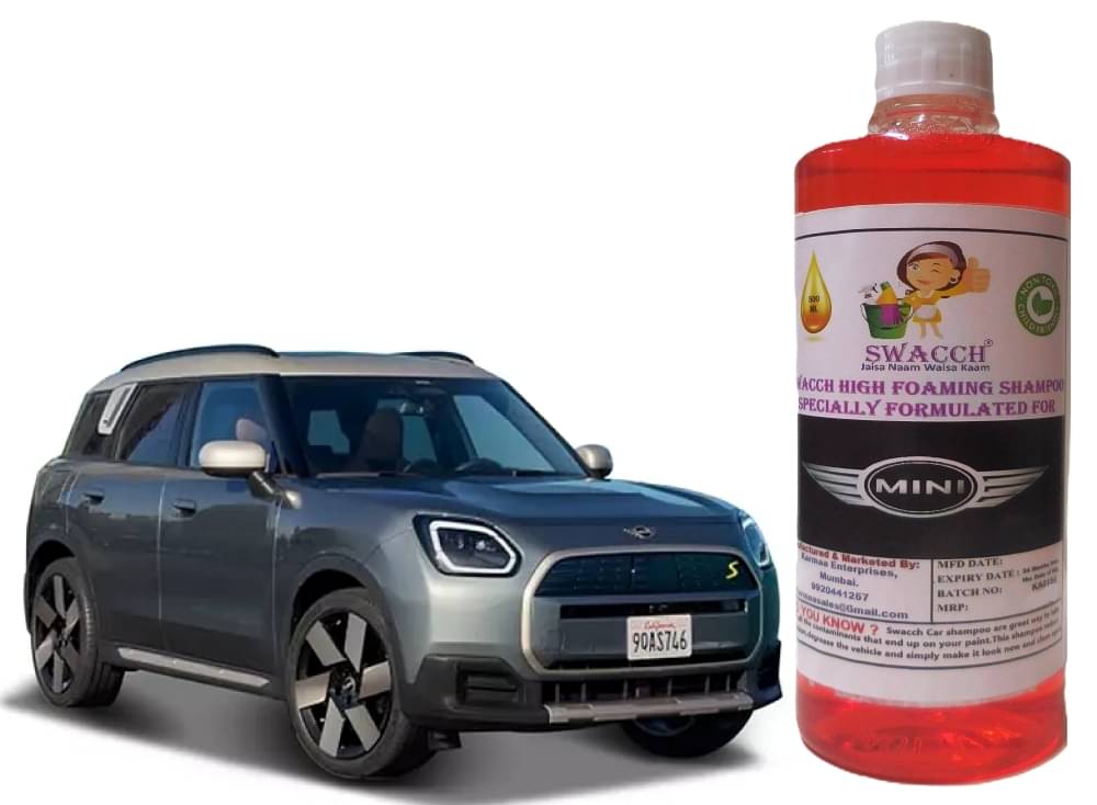 High Foaming Car Shampoo Formulated For Mini Countryman Electric I Non-Toxic Formula I Ph Balanced I Super Saver Pack I Premium Wax Formulation I Glossy & Shine I 500ml High Foaming Car Shampoo Formulated For Mini Countryman Electric I Non-Toxic Formula I Ph Balanced I Super Saver Pack I Premium Wax Formulation I Glossy & Shine I 500ml