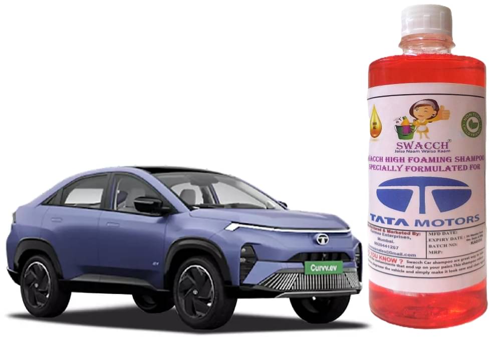 High Foaming Car Shampoo Formulated For Tata Curvv EV I Non-Toxic Formula I Ph Balanced I Super Saver Pack I Premium Wax Formulation I Glossy & Shine I 500ml High Foaming Car Shampoo Formulated For Tata Curvv EV I Non-Toxic Formula I Ph Balanced I Super Saver Pack I Premium Wax Formulation I Glossy & Shine I 500ml