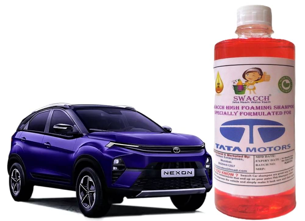 High Foaming Car Shampoo Formulated For Tata Nexon I Non-Toxic Formula I Ph Balanced I Super Saver Pack I Premium Wax Formulation I Glossy & Shine I 500ml High Foaming Car Shampoo Formulated For Tata Nexon I Non-Toxic Formula I Ph Balanced I Super Saver Pack I Premium Wax Formulation I Glossy & Shine I 500ml