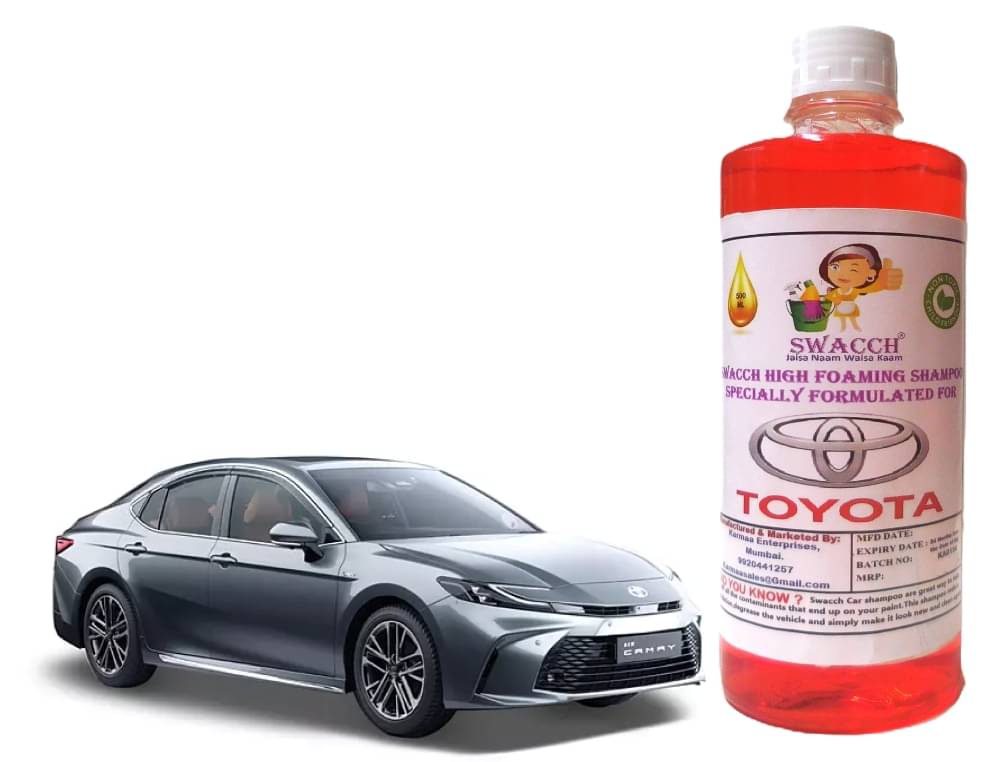 High Foaming Car Shampoo Formulated For Toyota Camry I Non-Toxic Formula I Ph Balanced I Super Saver Pack I Premium Wax Formulation I Glossy & Shine I 500ml High Foaming Car Shampoo Formulated For Toyota Camry I Non-Toxic Formula I Ph Balanced I Super Saver Pack I Premium Wax Formulation I Glossy & Shine I 500ml