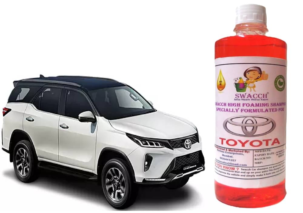 High Foaming Car Shampoo Formulated For Toyota Fortuner Legender I Non-Toxic Formula I Ph Balanced I Super Saver Pack I Premium Wax Formulation I Glossy & Shine I 500ml High Foaming Car Shampoo Formulated For Toyota Fortuner Legender I Non-Toxic Formula I Ph Balanced I Super Saver Pack I Premium Wax Formulation I Glossy & Shine I 500ml