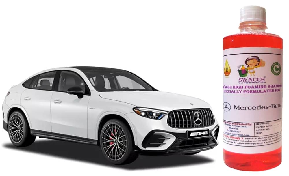 High Foaming Car Shampoo Formulated For Mercedes AMG GLC43 I Non-Toxic Formula I Ph Balanced I Super Saver Pack I Premium Wax Formulation I Glossy & Shine I 500ml High Foaming Car Shampoo Formulated For Mercedes AMG GLC43 I Non-Toxic Formula I Ph Balanced I Super Saver Pack I Premium Wax Formulation I Glossy & Shine I 500ml