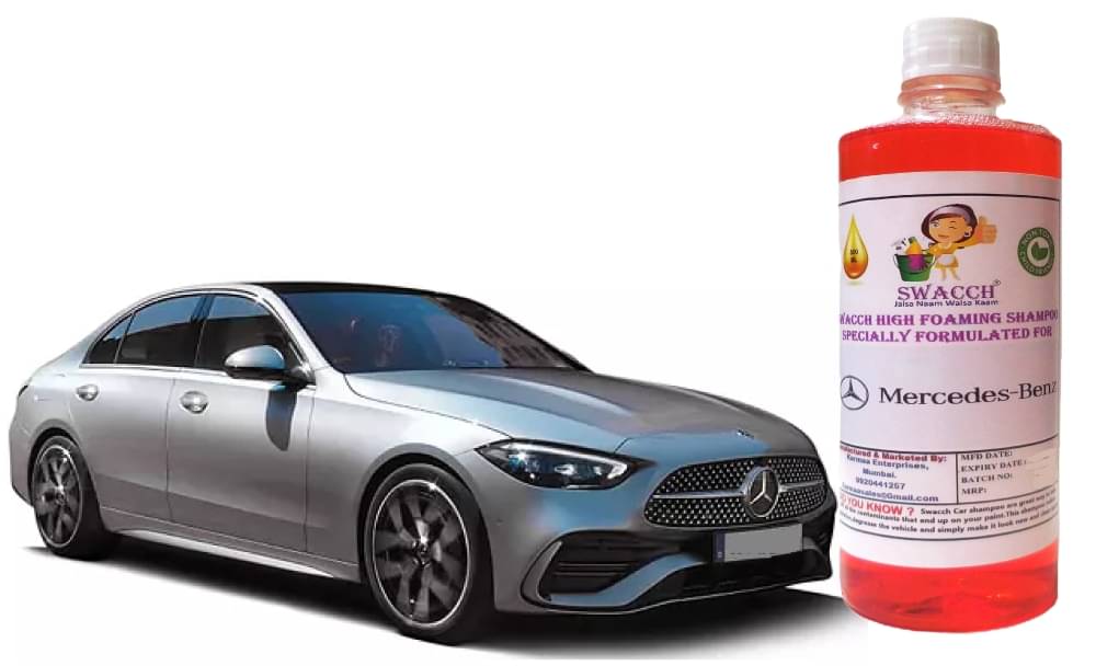     			High Foaming Car Shampoo Formulated For Mercedes Benz C-Class I Non-Toxic Formula I Ph Balanced I Super Saver Pack I Premium Wax Formulation I Glossy & Shine I 500ml