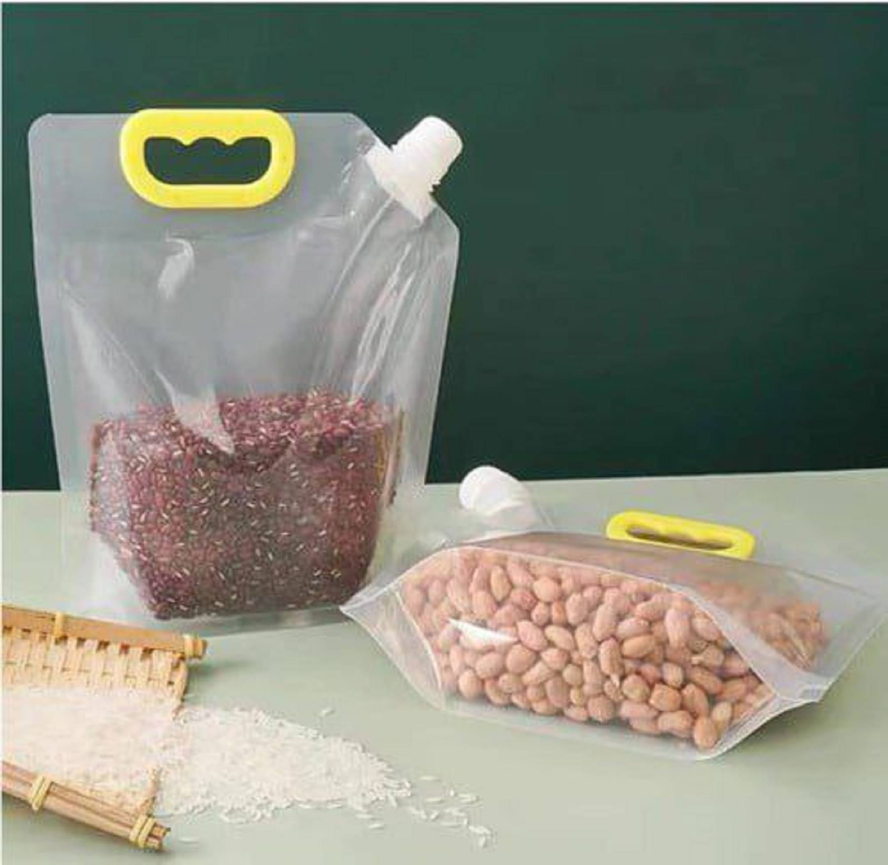     			KIRTAN ENT Plastic White Dal Container ( Set of 5 )