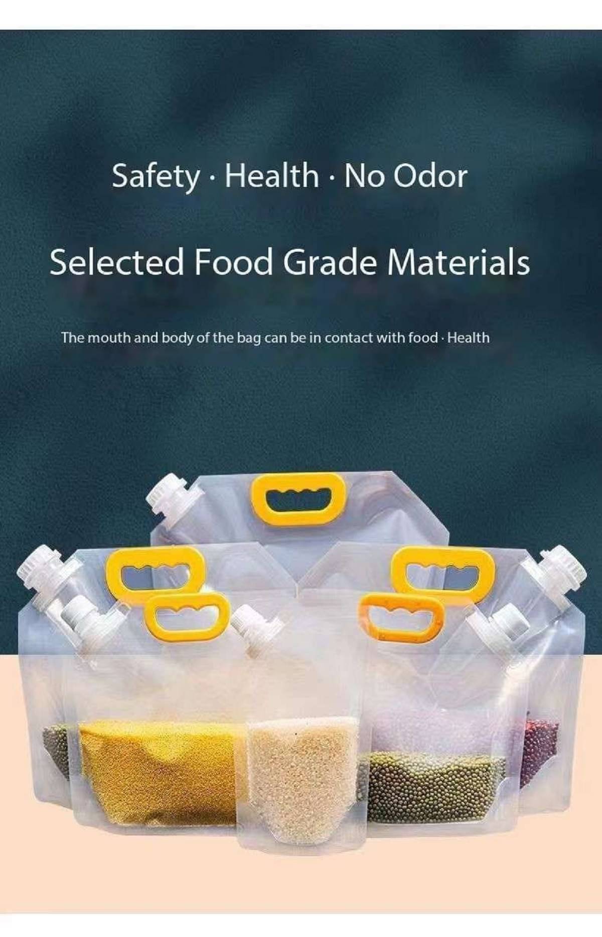     			KIRTAN ENT Plastic White Dal Container ( Set of 5 )