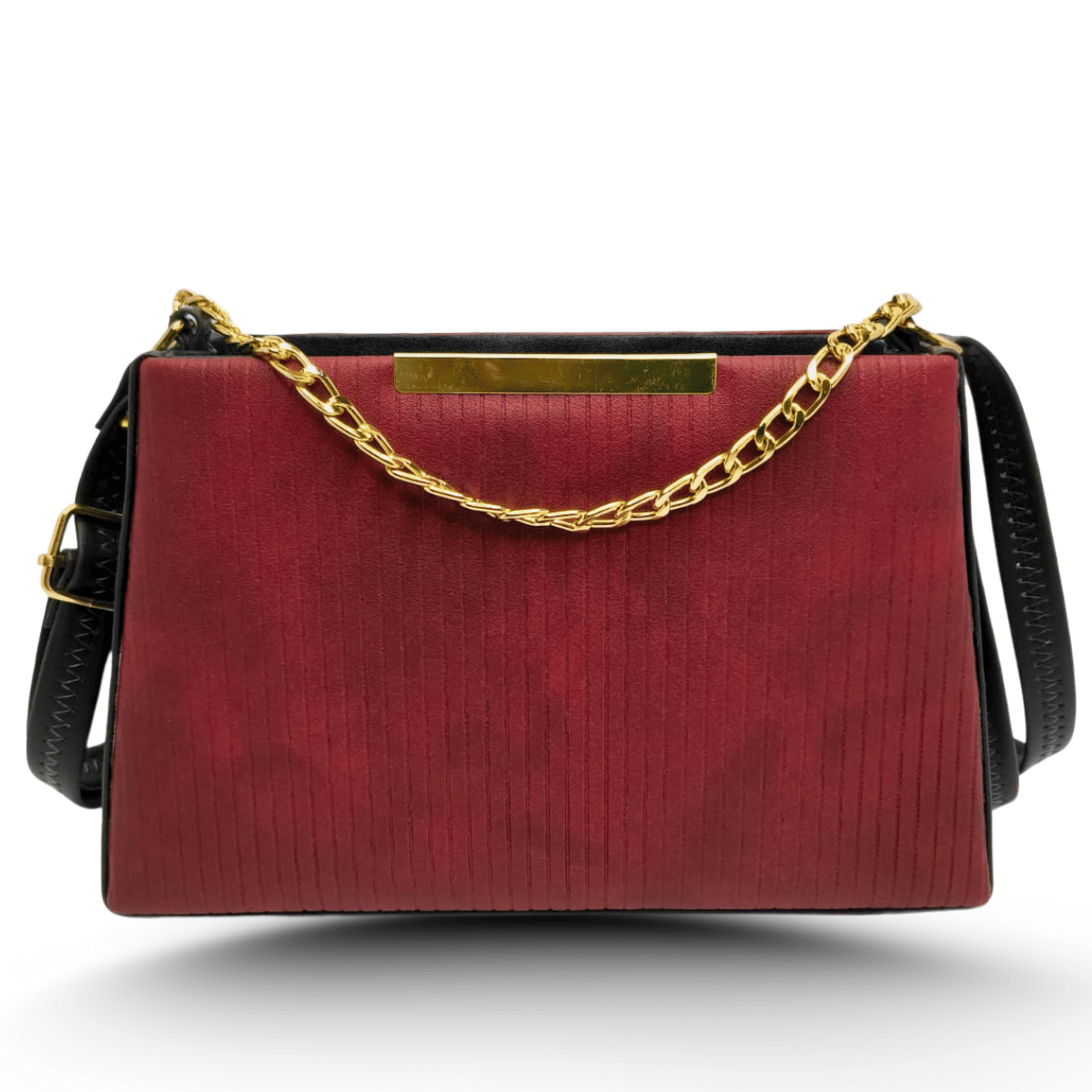     			Pankify Sling Bag PU Set of 1 ( Maroon )