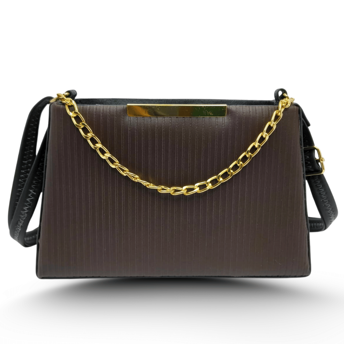     			Pankify Sling Bag PU Set of 1 ( Brown )