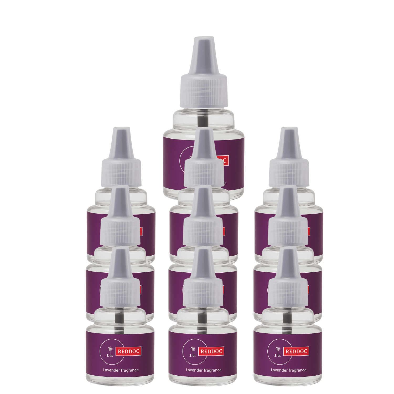     			REDDOC PURPLE NEW Lavender Fragrane Herbal Mosquito Repellent Refill Natural Protection Against Dengue & Mosquitoes Mosquito Repellent PURPLE ( PACK OF 10)