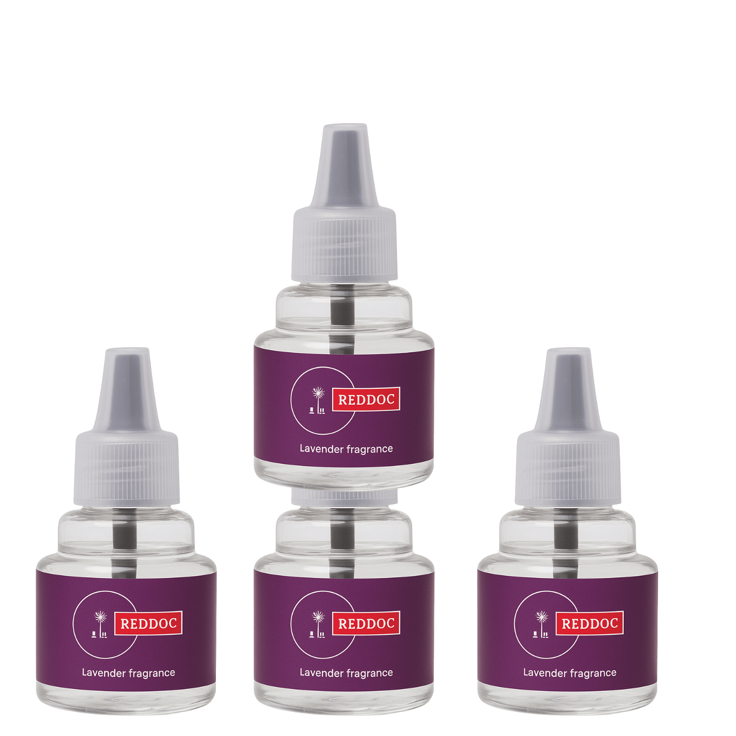     			REDDOC PURPLE NEW Lavender Fragrane Herbal Mosquito Repellent Refill Natural Protection Against Dengue & Mosquitoes Mosquito Repellent PURPLE ( PACK OF 4 )