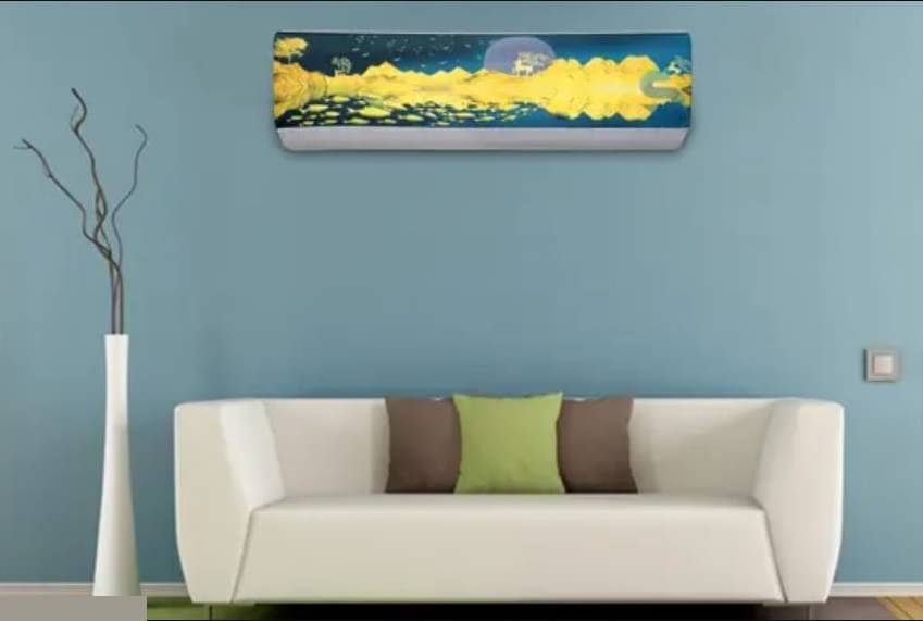 REKHOLA Single Poly-Cotton White AC Cover for Split AC     			REKHOLA Single Poly-Cotton White AC Cover for Split AC