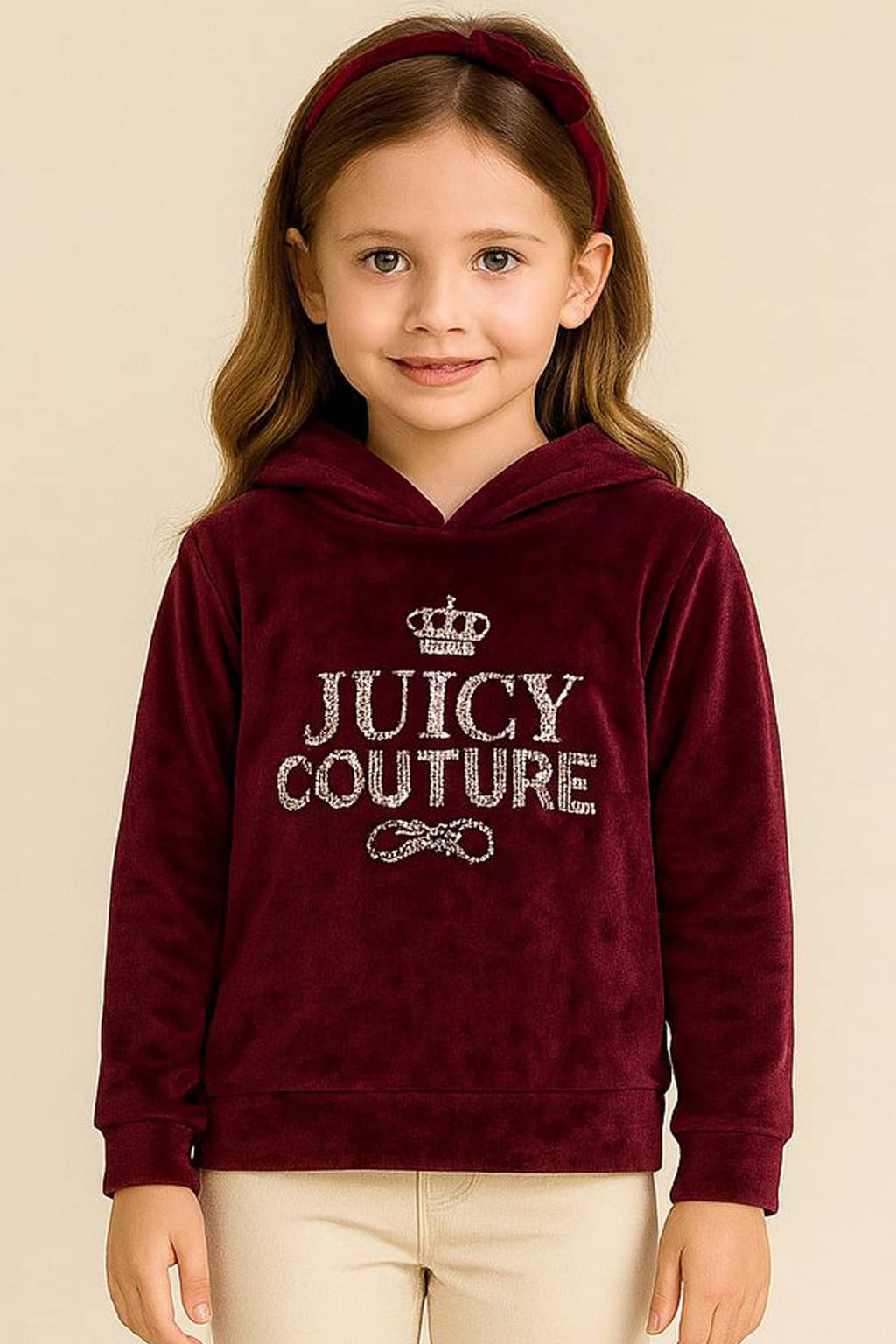     			RELANE Pack of 1 Girls Cotton Blend Sweatshirt ( Maroon )