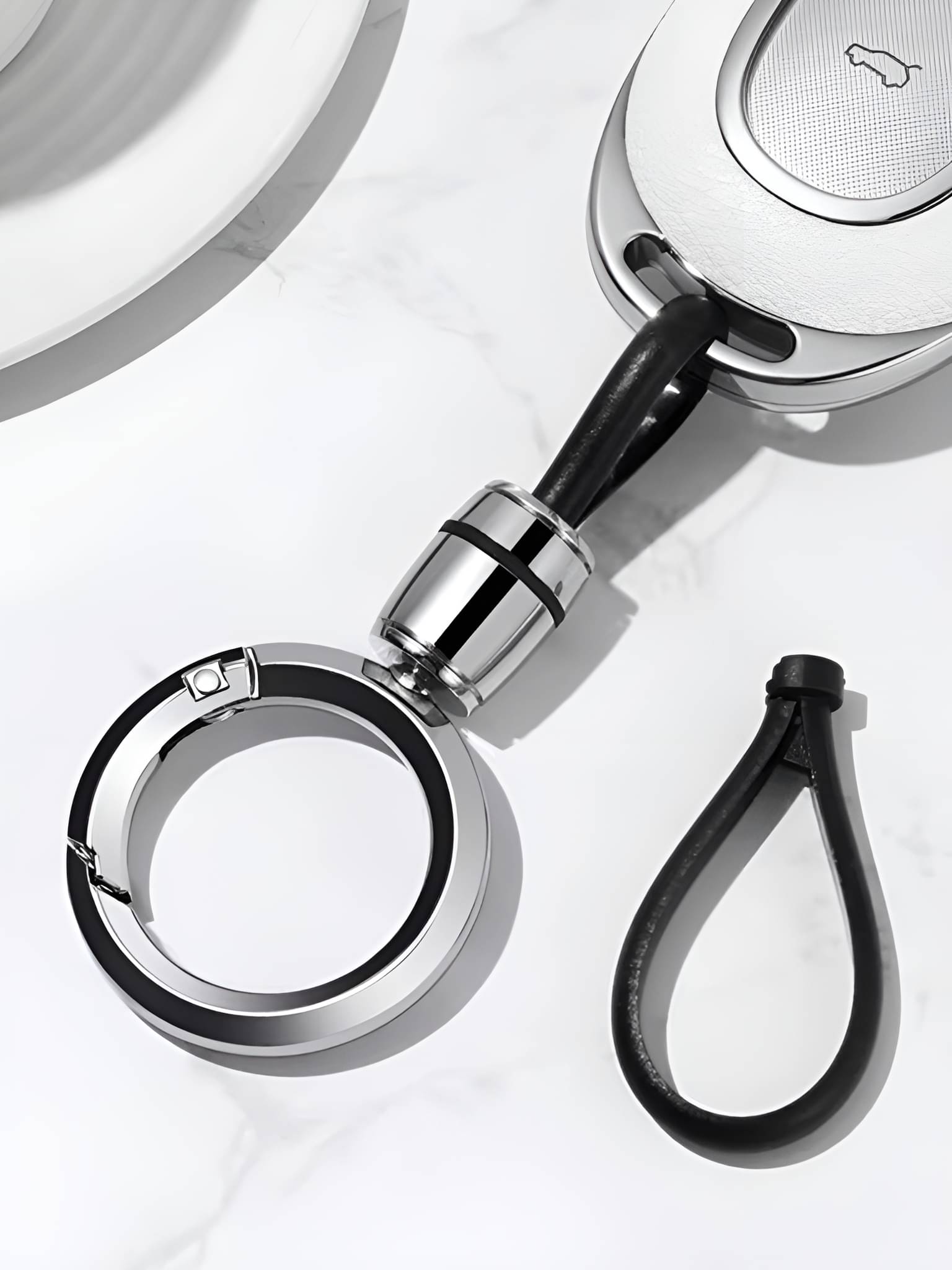 SPINFO Metallic Keychain Single Silver SPINFO Metallic Keychain Single Silver