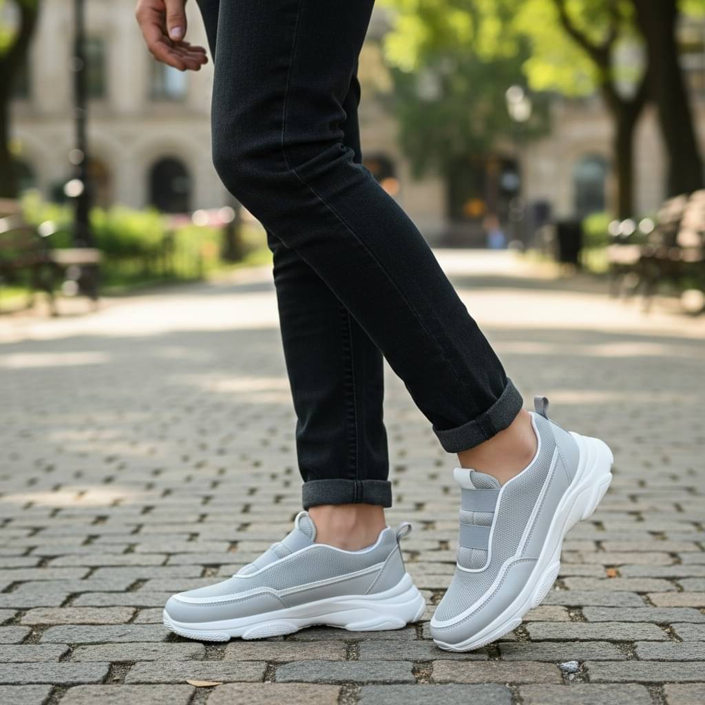 Sneaklab Sneakar Grey Men's Lifestyle Shoes Sneaklab Sneakar Grey Men's Lifestyle Shoes