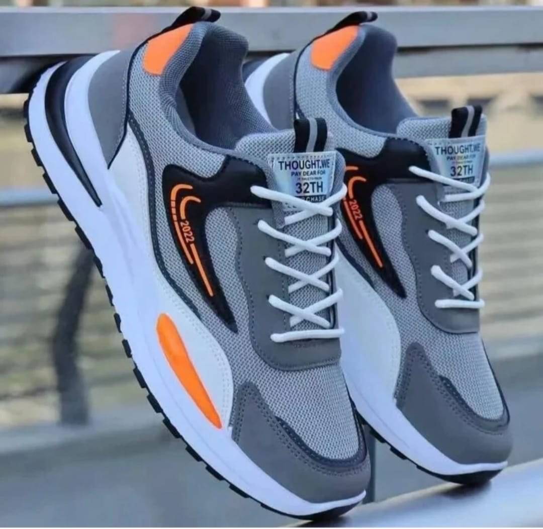 VL Shoes Rawar White Men's Sports Running Shoes VL Shoes Rawar White Men's Sports Running Shoes
