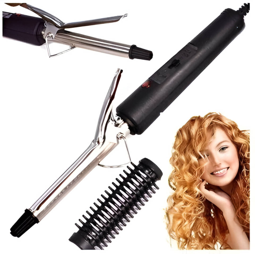     			VTHIN Hair Curler Roller Black Hair Straightener