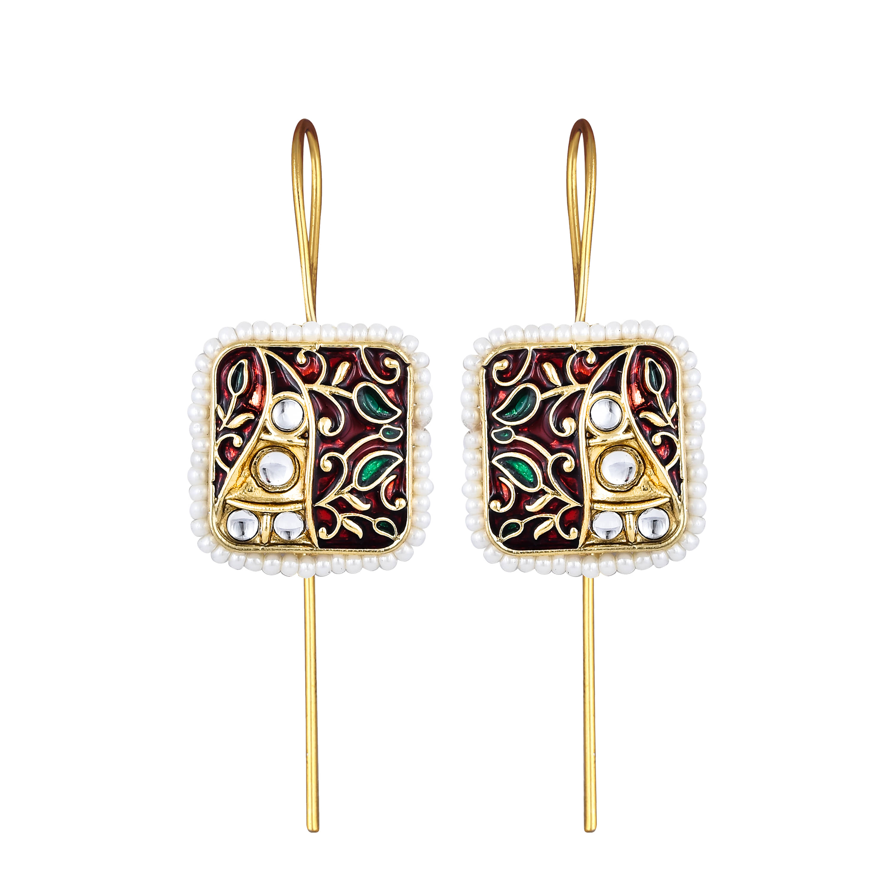 Vignaharta Golden EarCuff Earrings ( Pack of 1 ) - Earrings | Buy online on ZillyBuy
