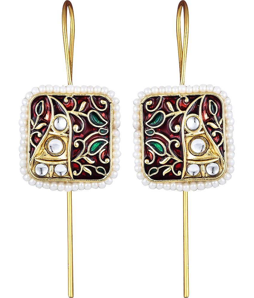 Vignaharta Golden EarCuff Earrings ( Pack of 1 ) - Earrings | Buy online on ZillyBuy