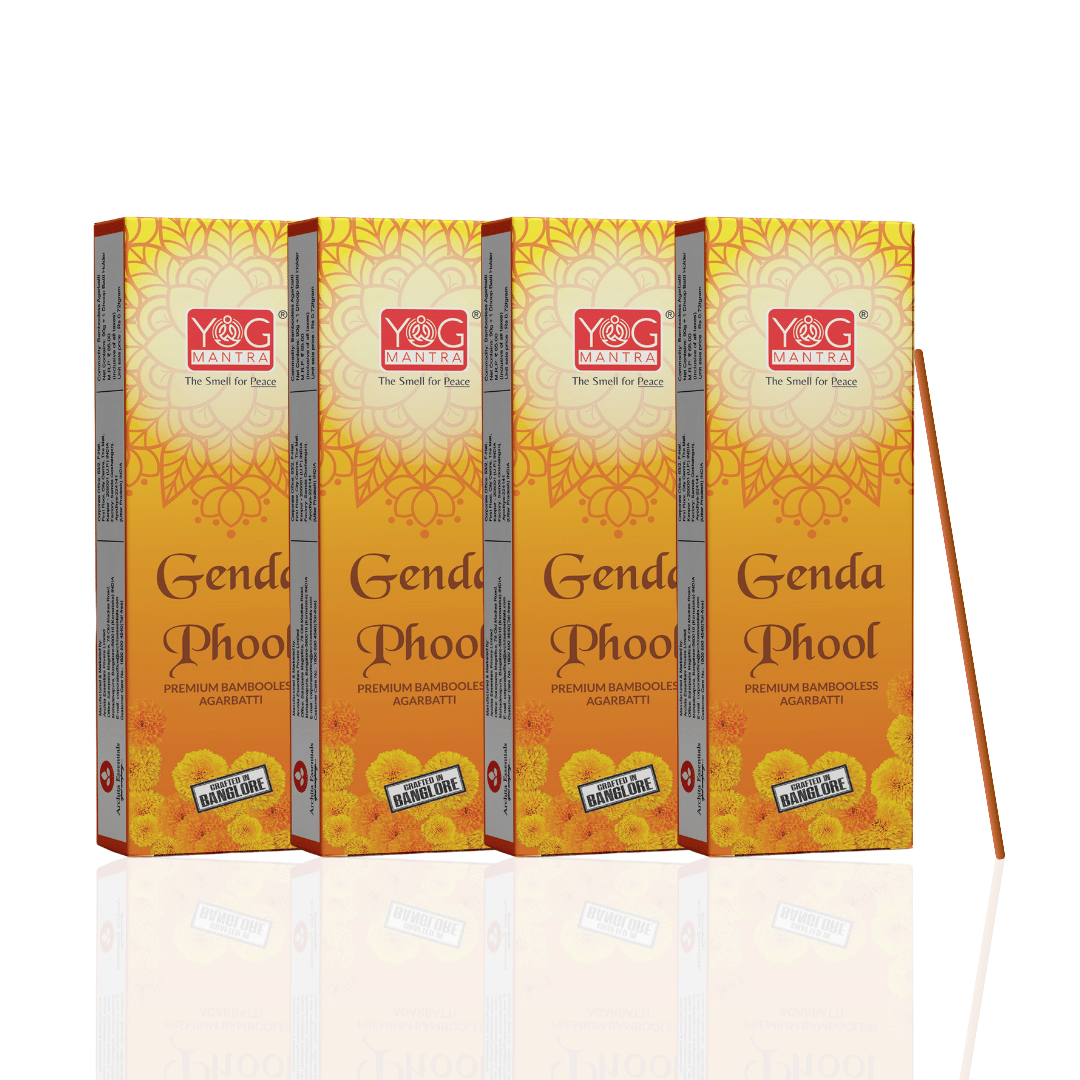     			yogmantra Dhoop Marigold 90 gm ( Pack of 4 )