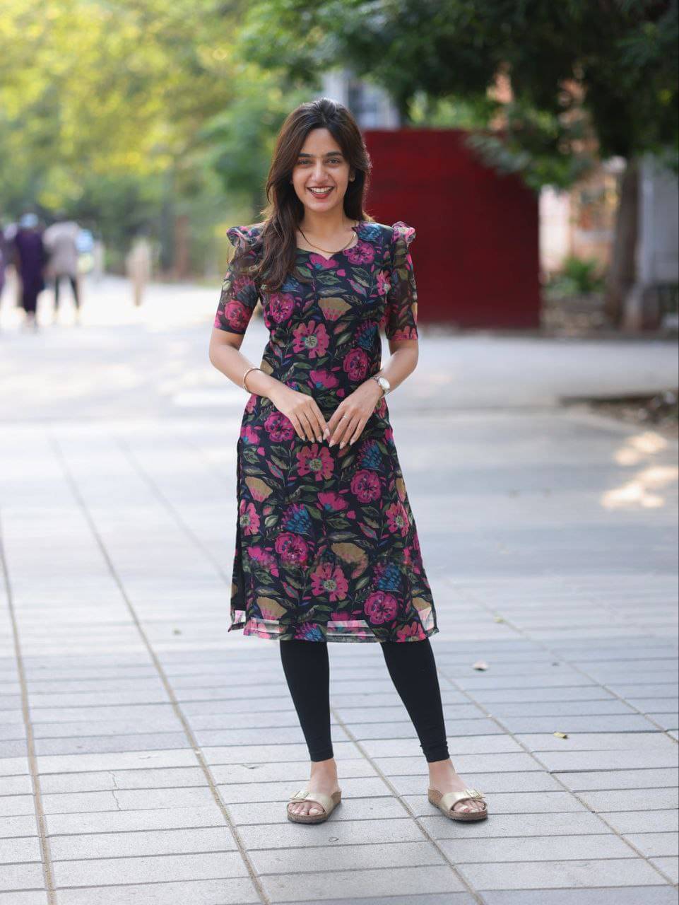 zerbit Women Organza Solid A-line Kurti ( Multicolor2 ) zerbit Women Organza Solid A-line Kurti ( Multicolor2 )
