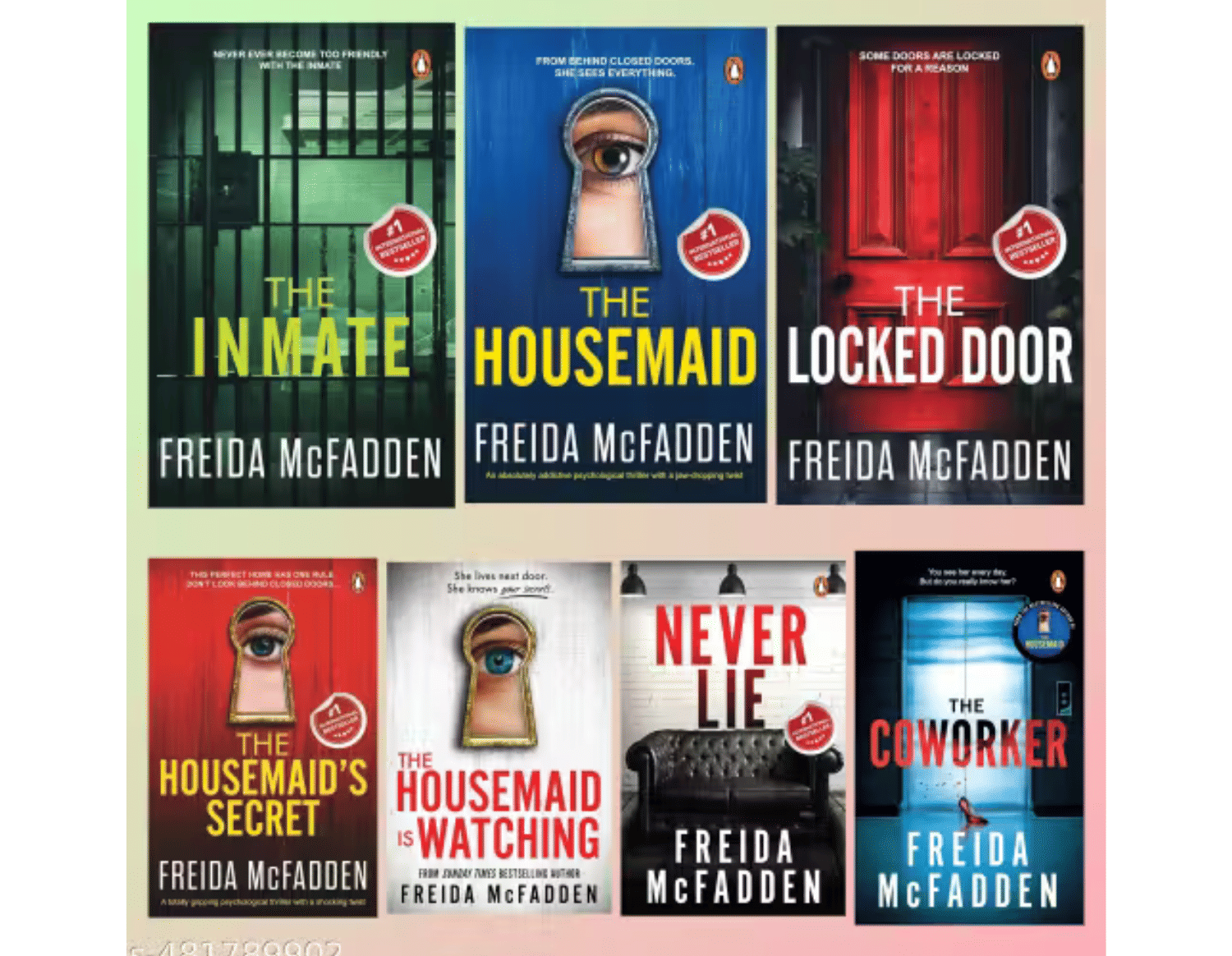 7 Books Combo :- The Inmate + The Housemaid + The Locked Door + The Housemaid's Secret + The Housemaid Is Watching + Never Lie + The Coworker 7 Books Combo :- The Inmate + The Housemaid + The Locked Door + The Housemaid's Secret + The Housemaid Is Watching + Never Lie + The Coworker