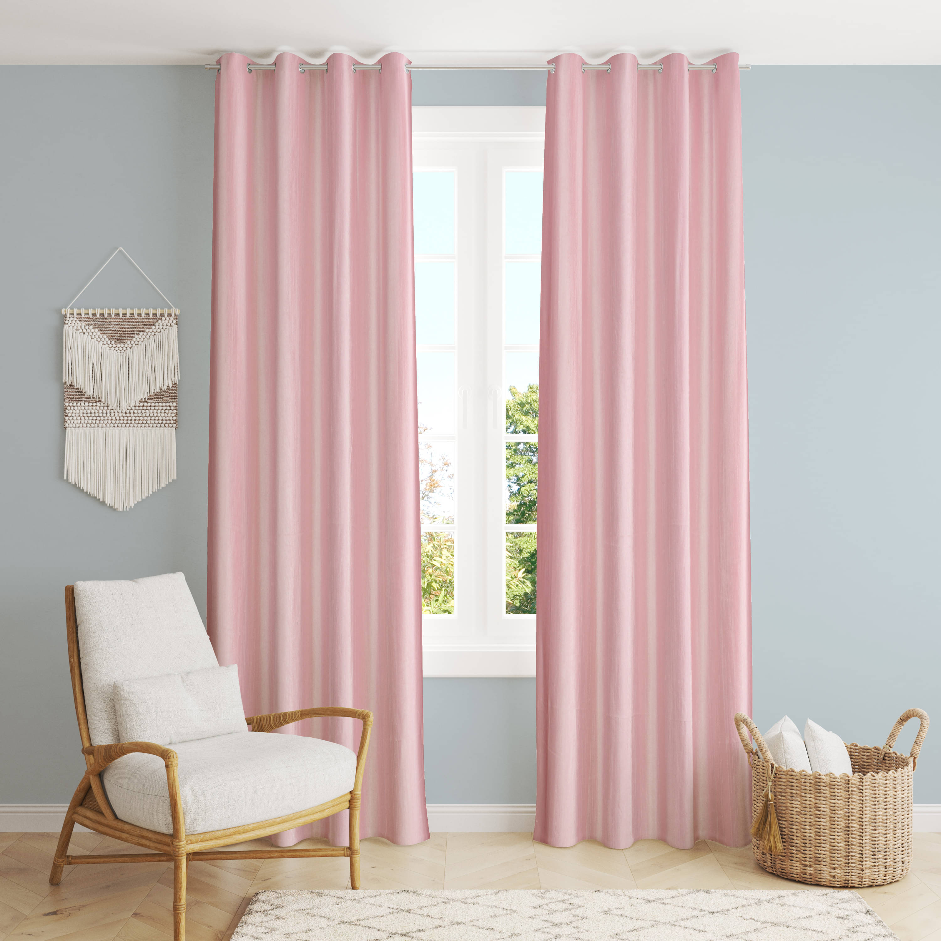 ADASHI INDIA Solid Semi-Transparent Eyelet Curtain 5 ft ( Pack of 1 ) - Multi Color ADASHI INDIA Solid Semi-Transparent Eyelet Curtain 5 ft ( Pack of 1 ) - Multi Color