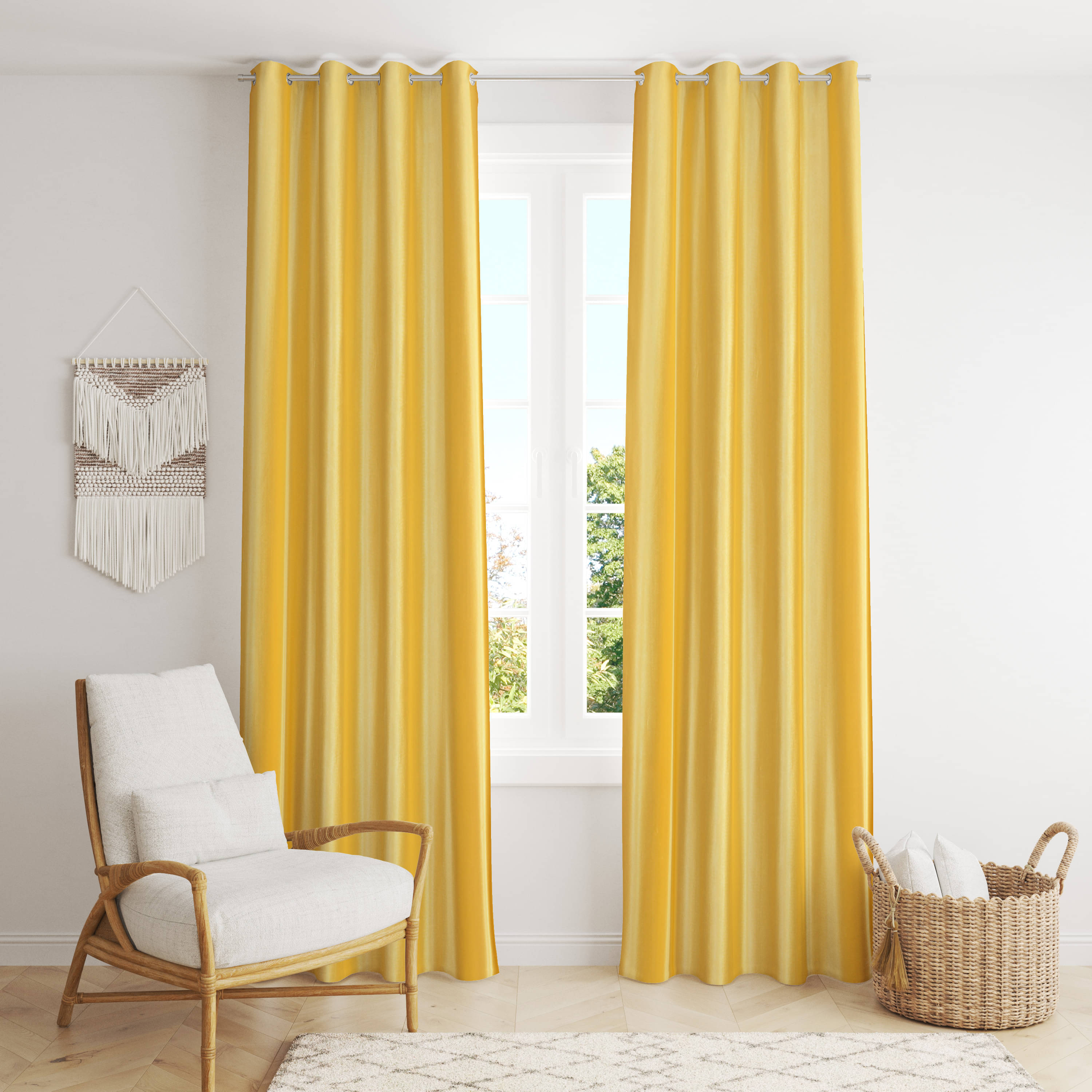 ADASHI INDIA Solid Semi-Transparent Eyelet Curtain 9 ft ( Pack of 1 ) - Multi Color ADASHI INDIA Solid Semi-Transparent Eyelet Curtain 9 ft ( Pack of 1 ) - Multi Color