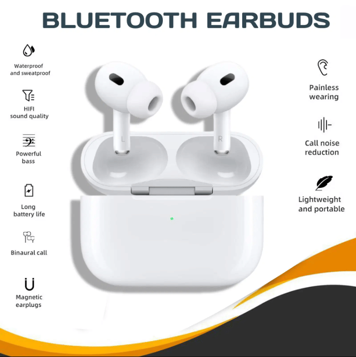 AIR PRO PODS Bluetooth True Wireless (TWS) On Ear 4 Hours Playback Active Noise AIR PRO PODS Bluetooth True Wireless (TWS) On Ear 4 Hours Playback Active Noise